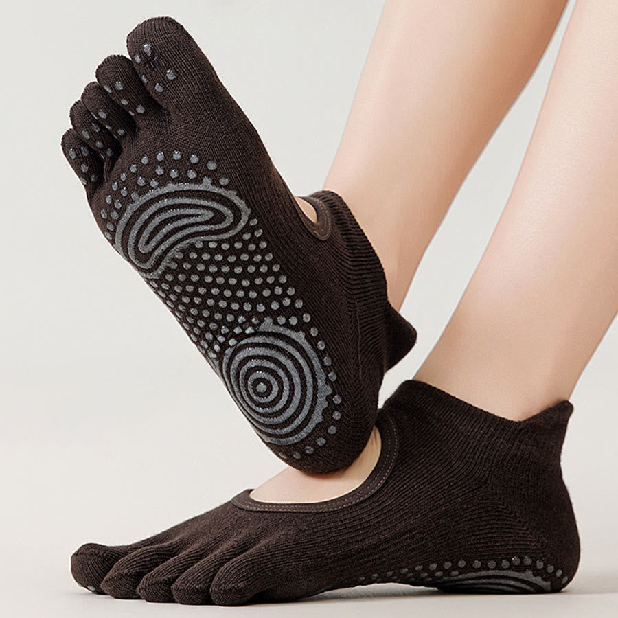Olivenorma Professional Anti-Slip Five-Toe Socks for Pilates & Jump Rope Women's Yoga Socks - image 20