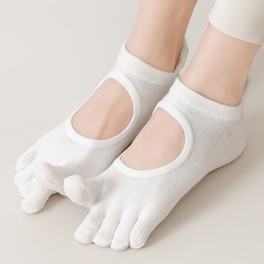 Olivenorma Professional Anti-Slip Five-Toe Socks for Pilates & Jump Rope Women's Yoga Socks - image 8