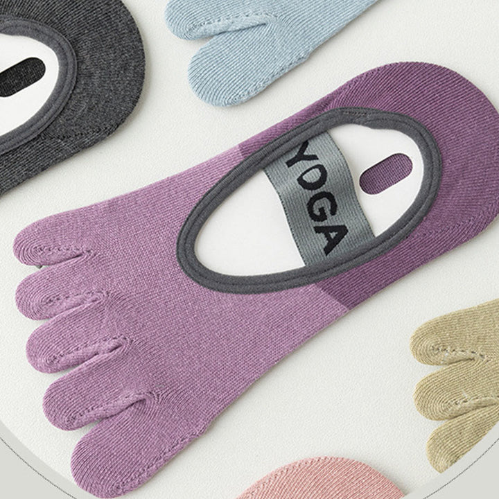 Olivenorma Low-Profile Five-Toe Non-Slip Socks for Yoga Pilates & Dance Women's Yoga Socks - image 16