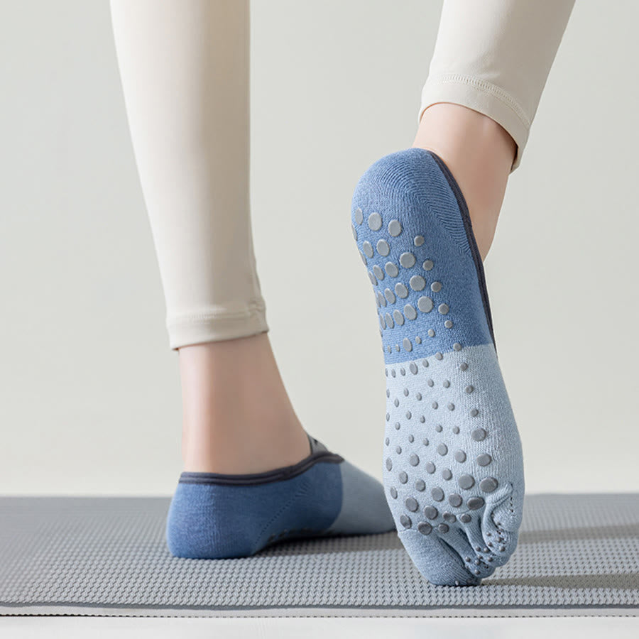 Olivenorma Low-Profile Five-Toe Non-Slip Socks for Yoga Pilates & Dance Women's Yoga Socks - image 12
