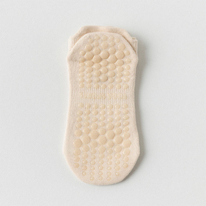 Olivenorma Full Sole Non-Slip Grip for Indoor Fitness Women's Yoga Socks - Beige - 10 Pairs - image 19