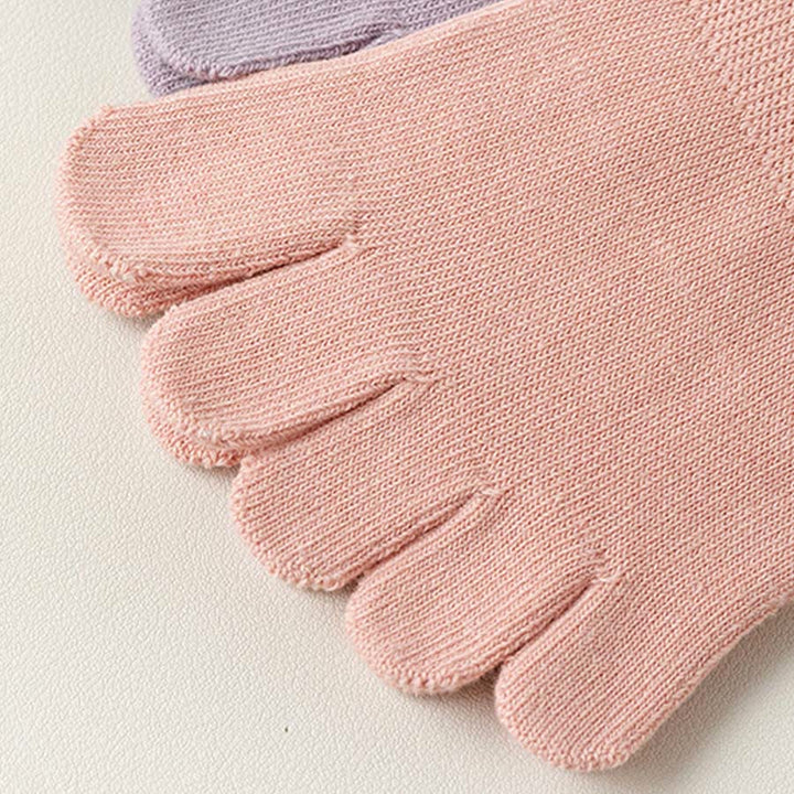 Olivenorma Full Sole Silicone Grip Cushioned Elastic Knit Crew Length Women's Yoga Socks - image 20