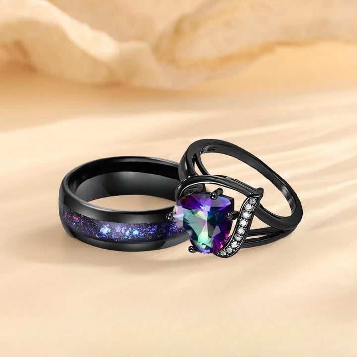 FREE Today: 2Pcs Couple Promise Ring - image 0