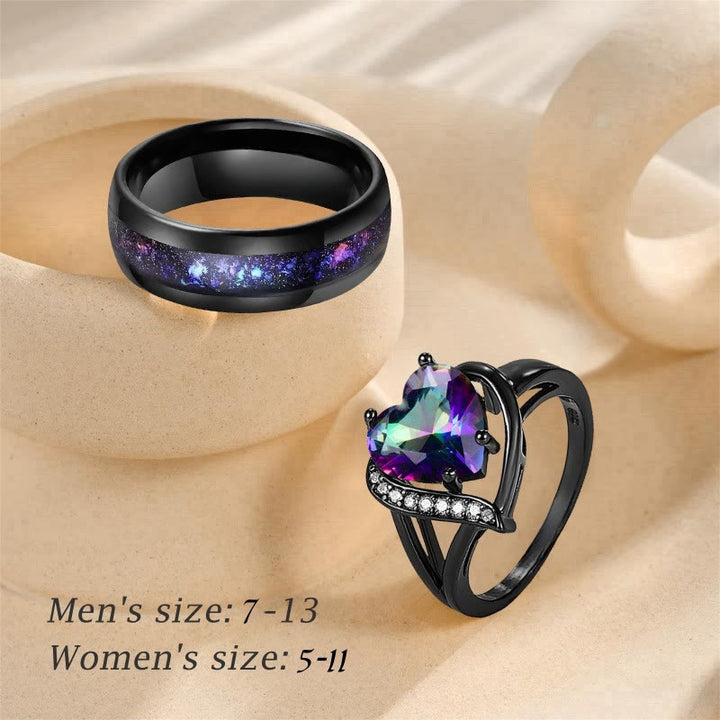 FREE Today: 2Pcs Couple Promise Ring - image 4