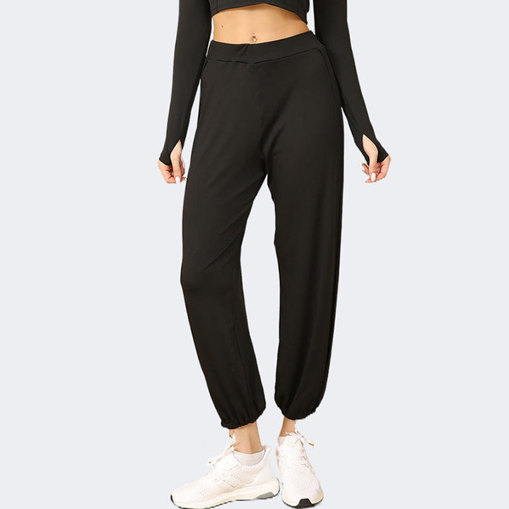 Olivenorma High Waist Double Side Cutout Slit Jogger Soft Women's Yoga Pants - image 3