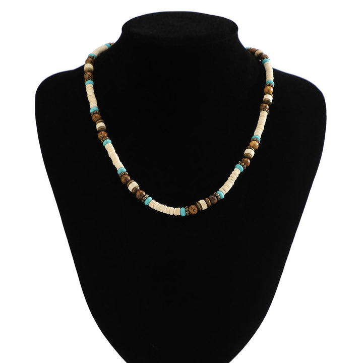 FREE Today: Brown Coconut Wood Beads Natural Stone Beads Necklace - image 12