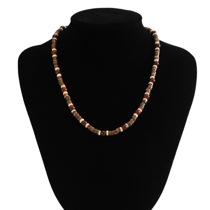 FREE Today: Brown Coconut Wood Beads Natural Stone Beads Necklace - image 23