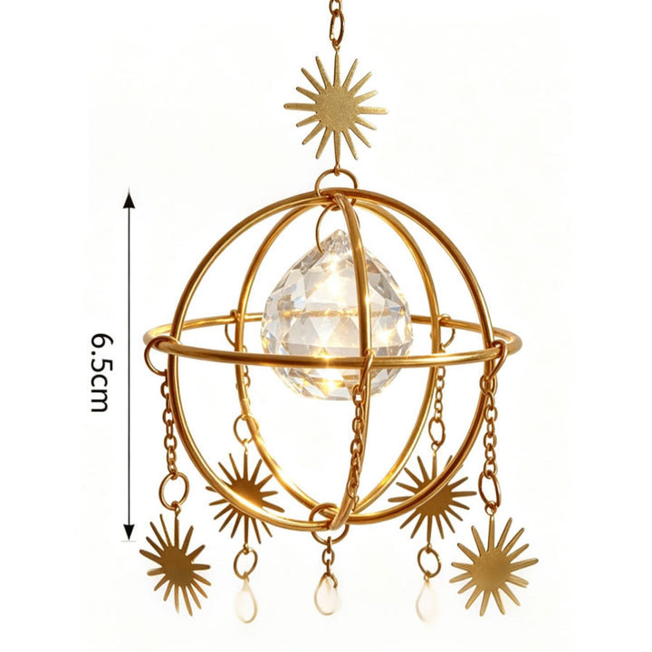 FREE Today: Sunlight Catcher Crystal Color Printed Stone Pendant Bedroom Decoration Wind Chime - image 8