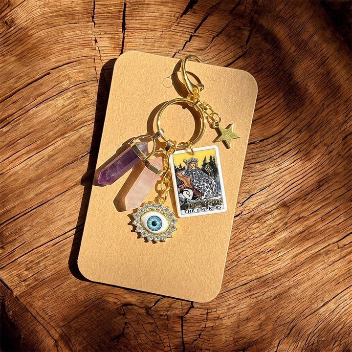 FREE Today: Protective Tarot Evil Eye Bag Accessory Keychain - The Empress Tarot - image 15