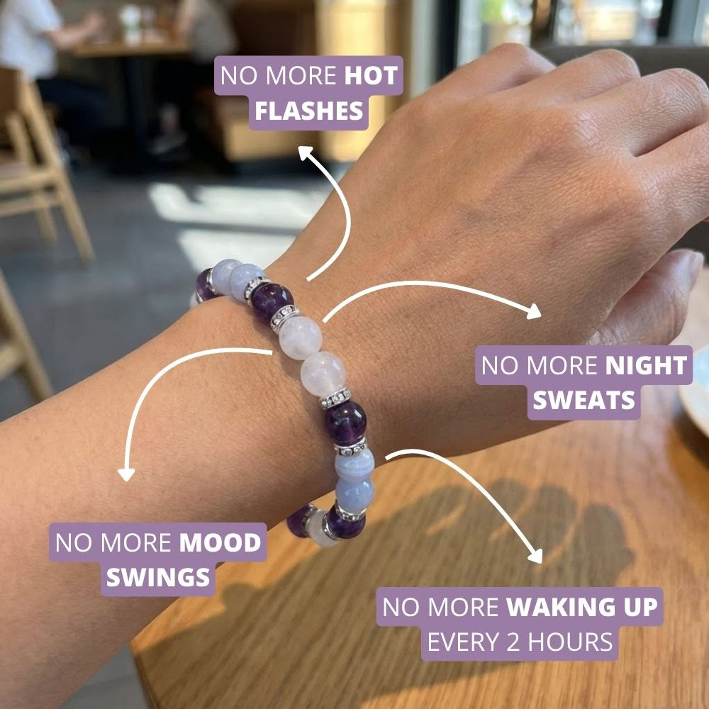 FREE Today: Natural Gemstones Crystal Menopause Relief Bracelet - image 1