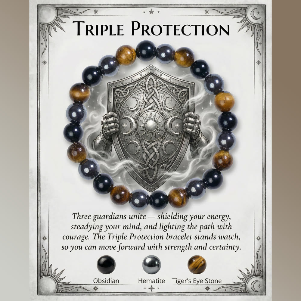 FREE Today: 8MM Strength Crystal Protection Healing Bracelet - Triple Protection - image 30