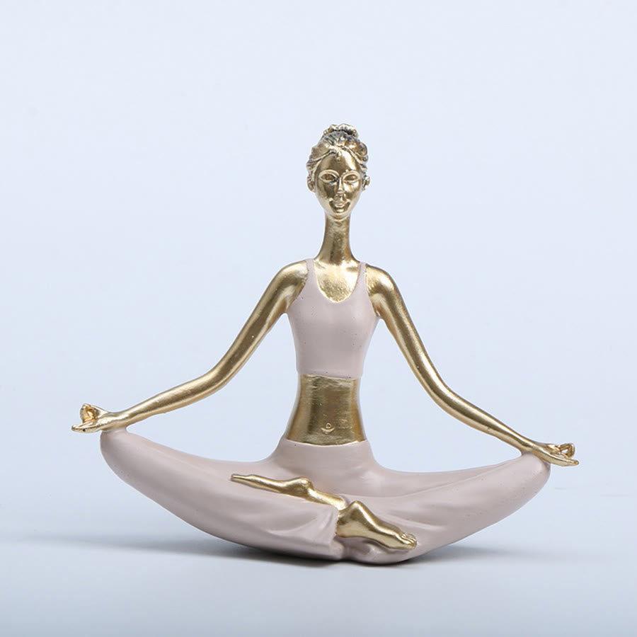 Olivenorma Multi-Poses Minimalist Abstract Meditation Yoga Sculpture Spiritual Decoration - image 18