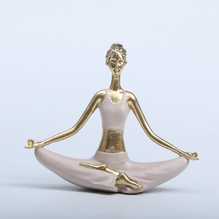 Olivenorma Multi-Poses Minimalist Abstract Meditation Yoga Sculpture Spiritual Decoration - image 18