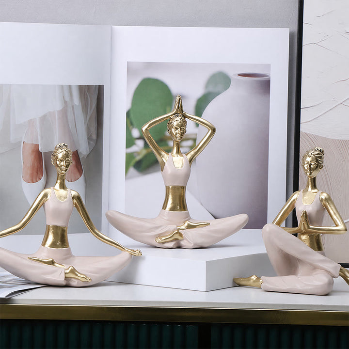 Olivenorma Multi-Poses Minimalist Abstract Meditation Yoga Sculpture Spiritual Decoration - image 9