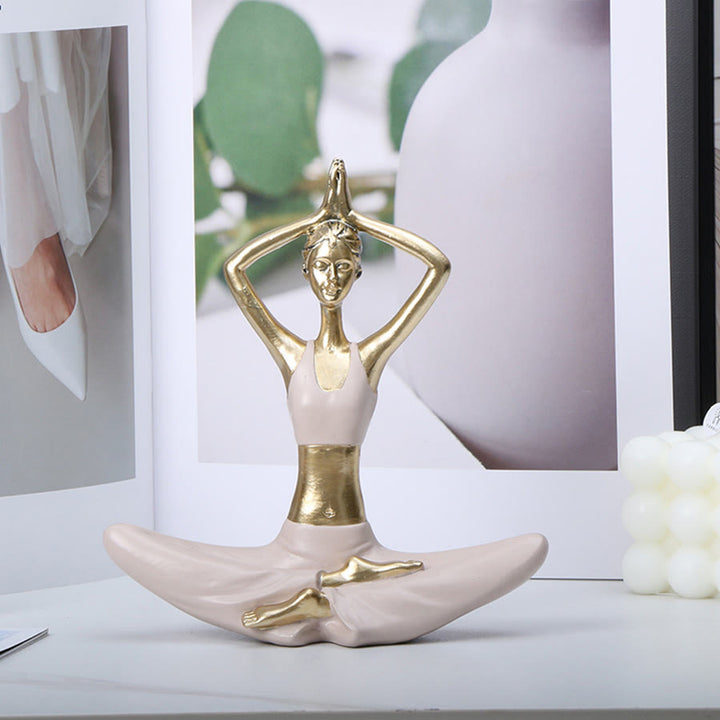 Olivenorma Multi-Poses Minimalist Abstract Meditation Yoga Sculpture Spiritual Decoration - image 12