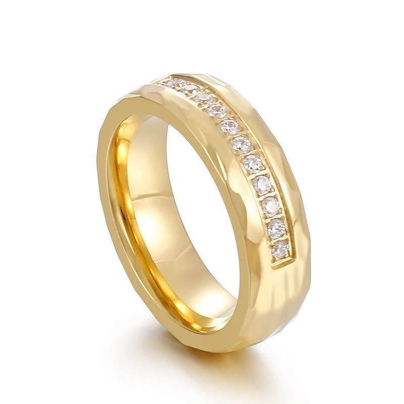 FREE Today: "Eternity" – Titanium Steel Prince Rose Couple Ring - Men - Golden Color - US 10 - image 14