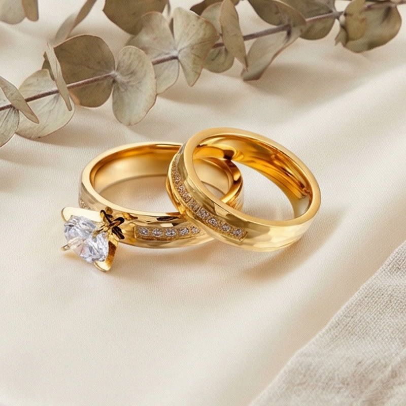 FREE Today: "Eternity" – Titanium Steel Prince Rose Couple Ring - image 10