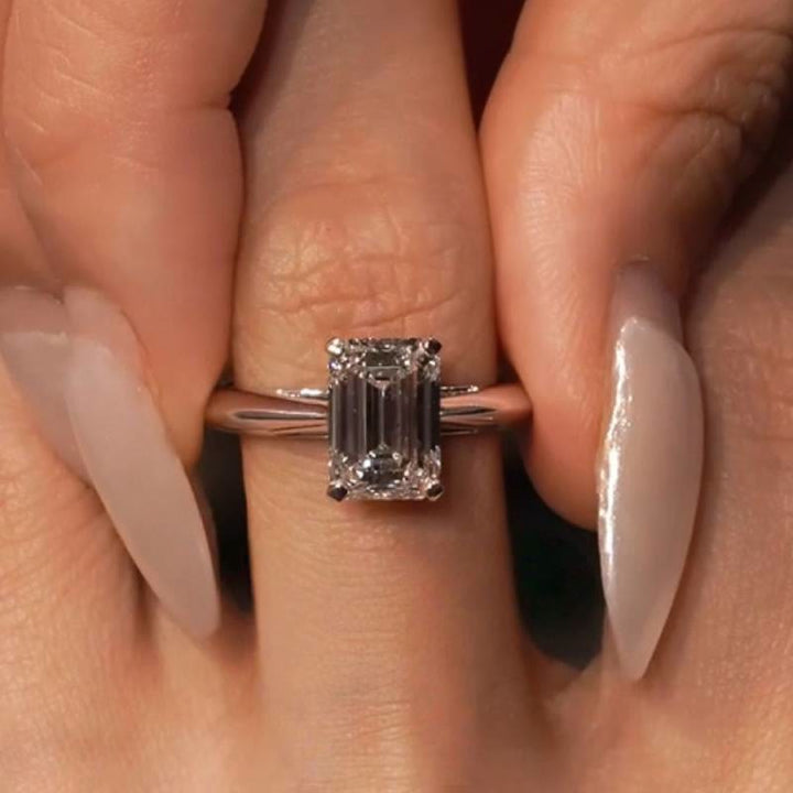 FREE Today: 4PCS Moissanite Cut Engagement Bridal Ring Set - image 10