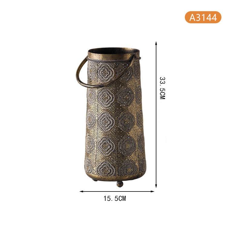 Olivenorma Vintage Openwork Handicrafts Candle Holder - Style 5 - image 29