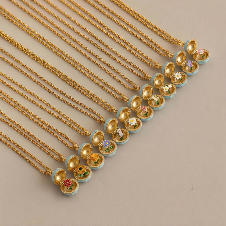 FREE Today: Handmade Round Box Birthday Flower Pendant Necklace - image 27