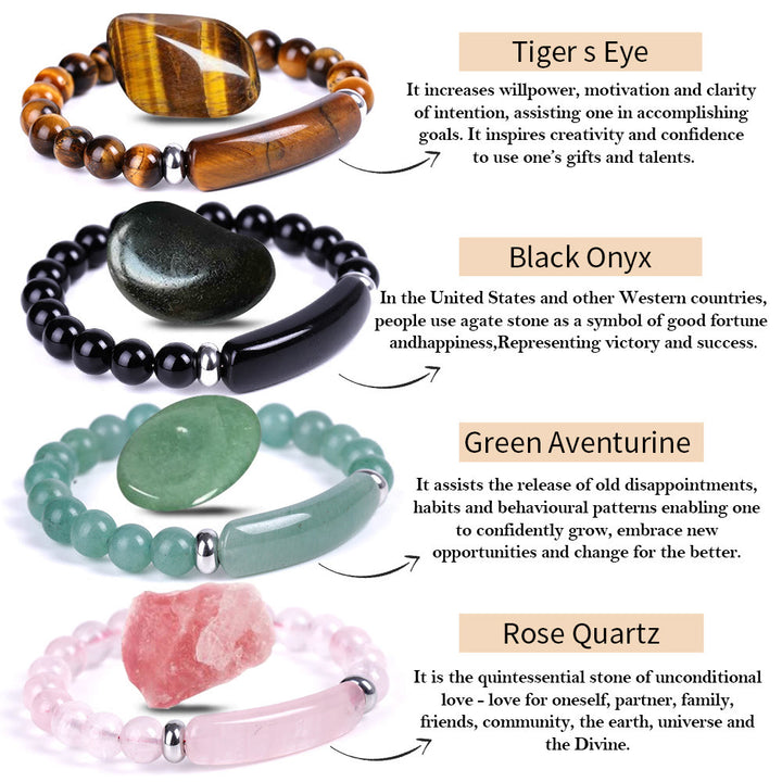 FREE Today: Natural Healing Stone Bar Beaded Bracelet - image 0