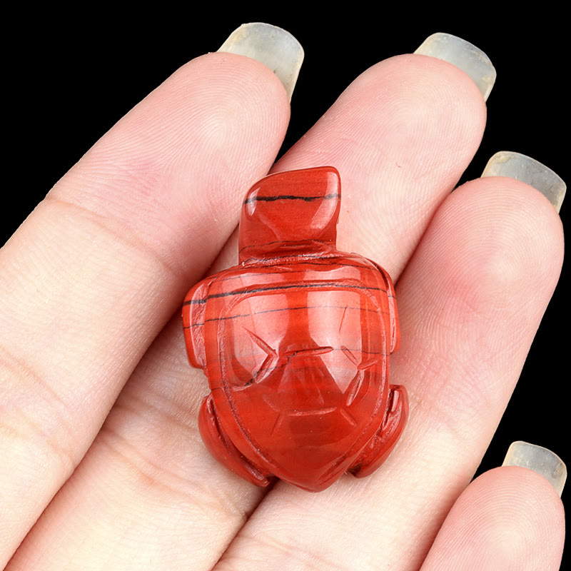 FREE Today: Natural Crystal Turtle Sculpture Gemstone Decoration With Card - Red Jasper - image 23