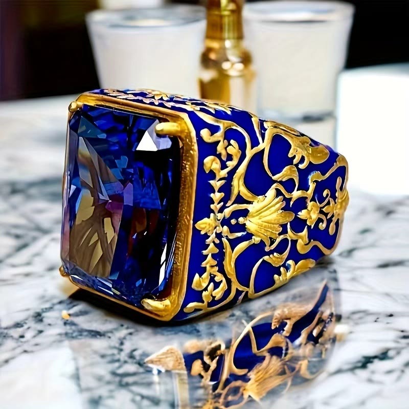 FREE Today: Blue Zircon Turkish Ottoman Jewelry Ring - image 4