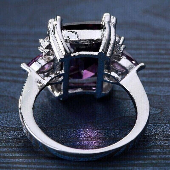 FREE Today: Emerald Cut Simulated Amethyst Wedding Ring - image 4