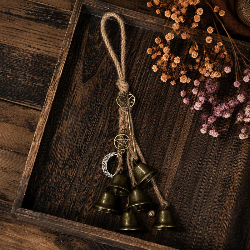 FREE Today: Handwoven Witch Bells for Door Knob for Protection - Yellow - image 5