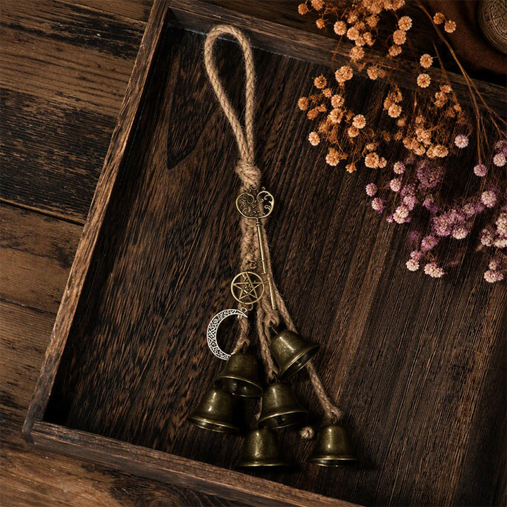 FREE Today: Handwoven Witch Bells for Door Knob for Protection - Yellow - image 5