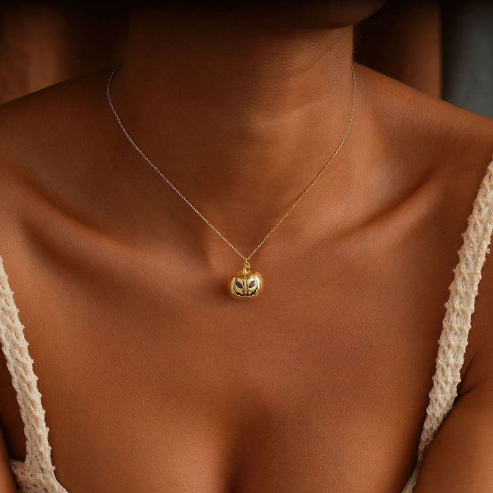 FREE Today: Halloween Pumpkin Birthstone Pendant Necklace - image 3