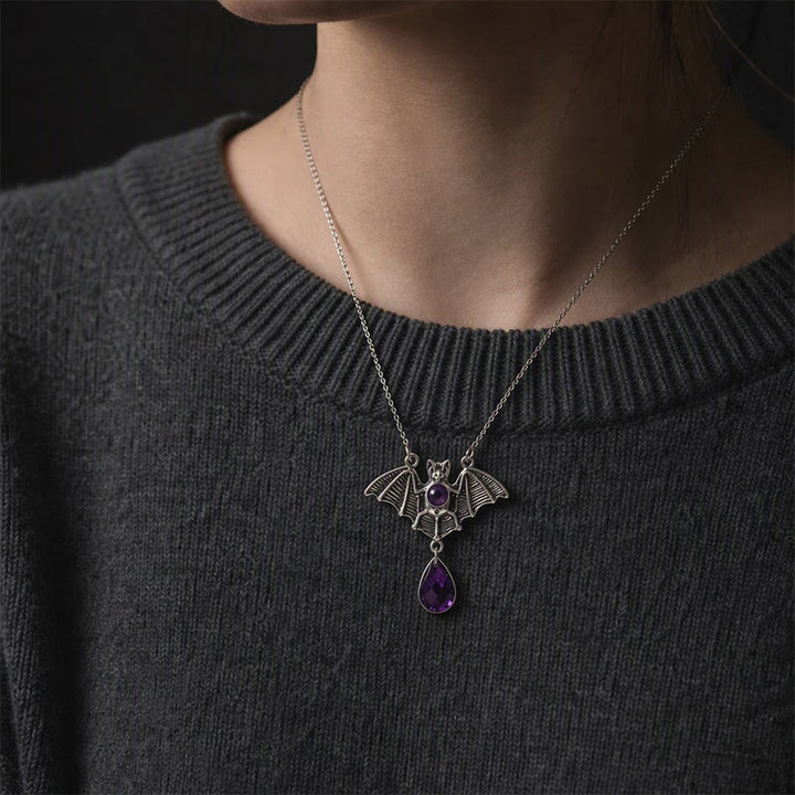 FREE Today: Vintage Metal Bat Choker Pendant Necklace Halloween Witchy Jewelry Day of the Dead - image 7