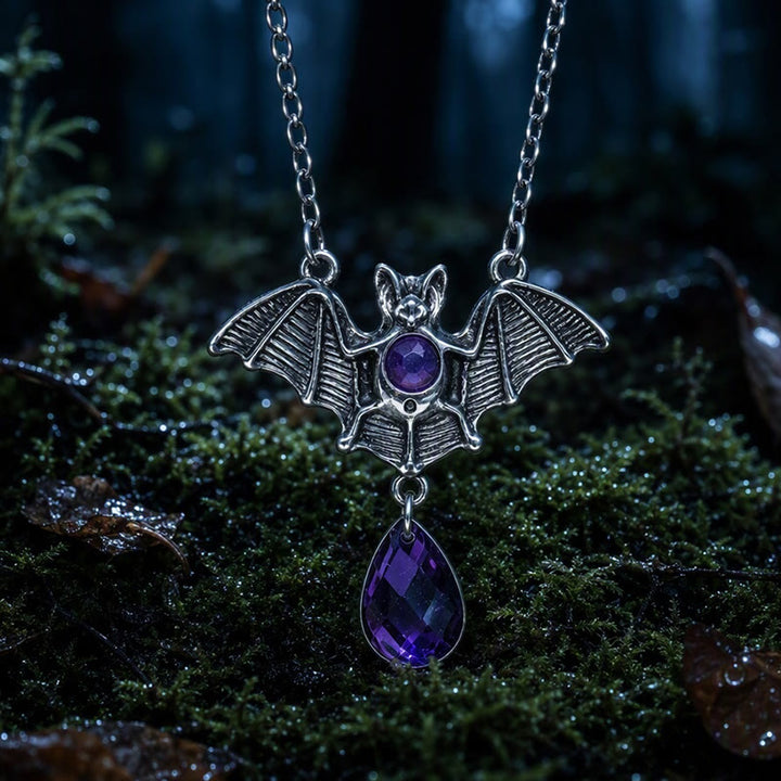 FREE Today: Vintage Metal Bat Choker Pendant Necklace Halloween Witchy Jewelry Day of the Dead - image 10