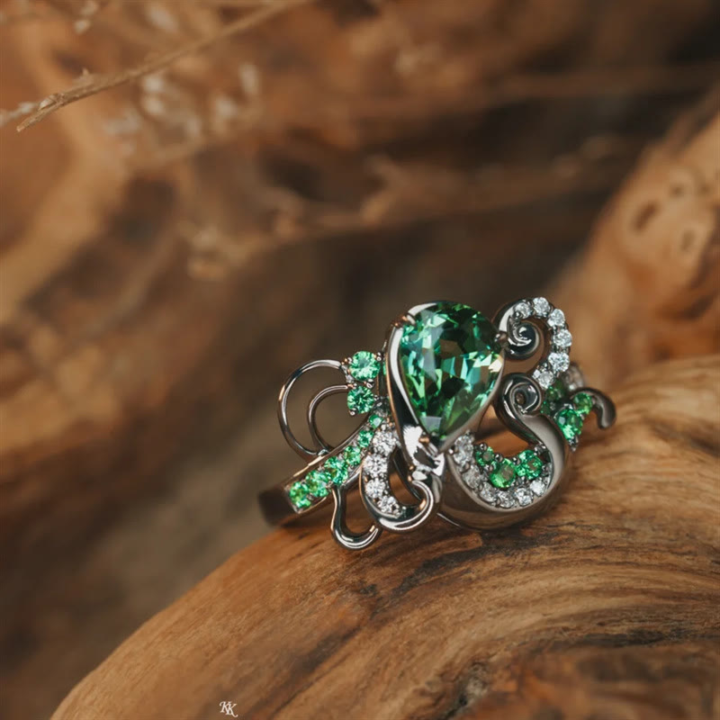 FREE Today: "Intelligent marine life" Creative Octopus Finger Tentacle Ring - image 3