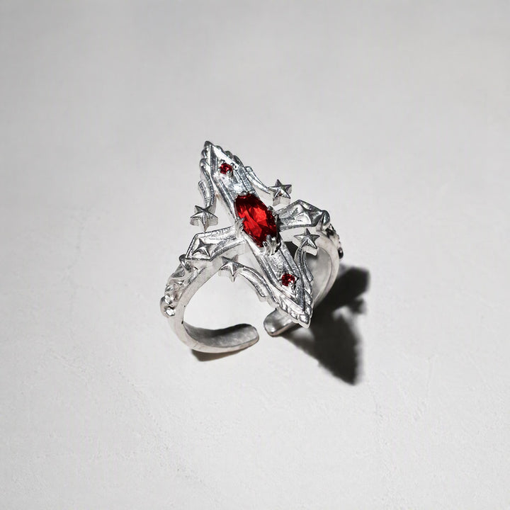 FREE Today: Retro Geometric Star Rhombus Finger Open Ring - image 5