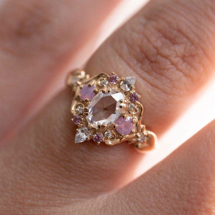 FREE Today: Handcrafted Luxury Vintage Victorian Style Oval Engagement Ring - image 2