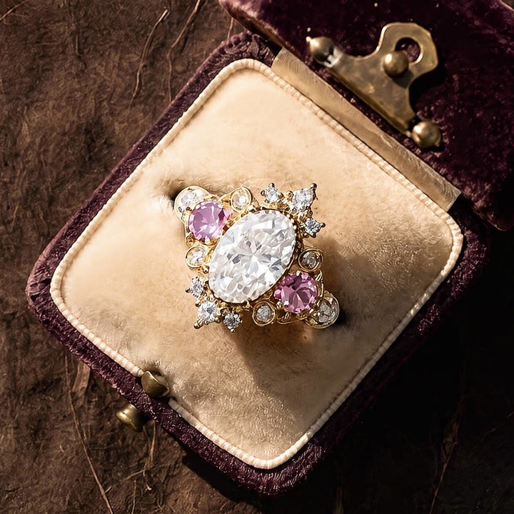 FREE Today: Handcrafted Luxury Vintage Victorian Style Oval Engagement Ring - Adjustable - image 0