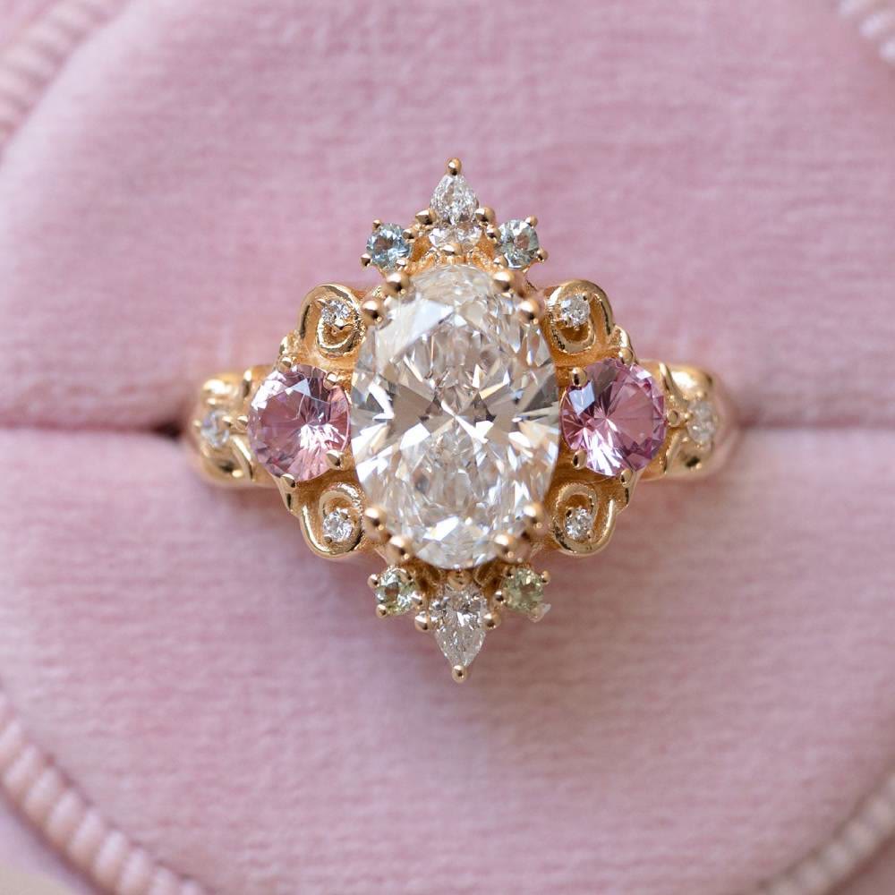 FREE Today: Handcrafted Luxury Vintage Victorian Style Oval Engagement Ring - image 7