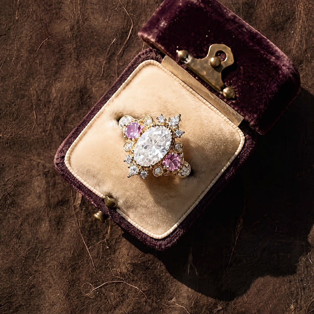 FREE Today: Handcrafted Luxury Vintage Victorian Style Oval Engagement Ring - image 4