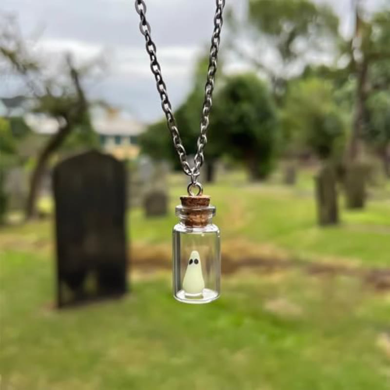 FREE Today: The Adopt a Ghost Necklace A Bottle Pendant Glow in The Dark Halloween Gift Jewelry/Ring/Earrings/Ornament - image 4