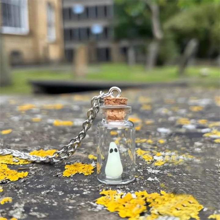 FREE Today: The Adopt a Ghost Necklace A Bottle Pendant Glow in The Dark Halloween Gift Jewelry/Ring/Earrings/Ornament - image 3