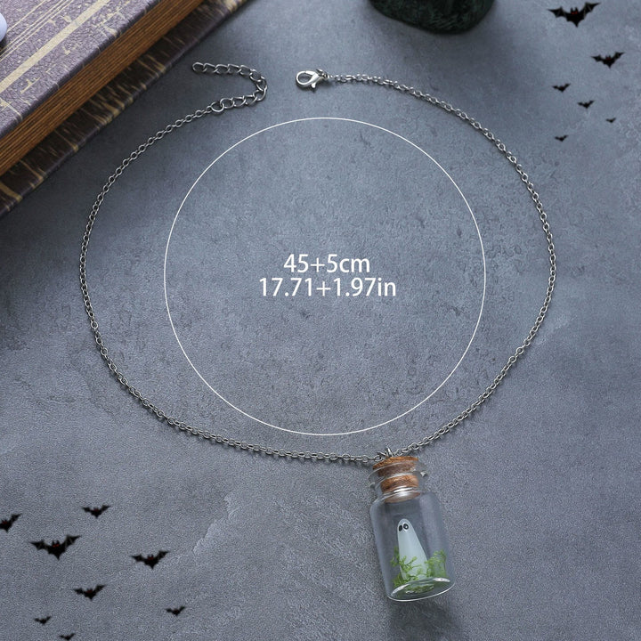 FREE Today: The Adopt a Ghost Necklace A Bottle Pendant Glow in The Dark Halloween Gift Jewelry/Ring/Earrings/Ornament - image 7