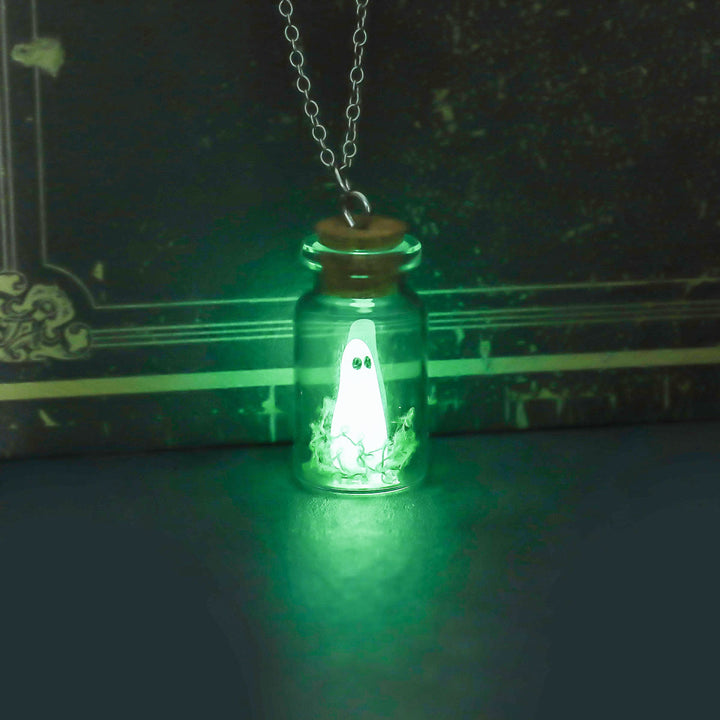FREE Today: The Adopt a Ghost Necklace A Bottle Pendant Glow in The Dark Halloween Gift Jewelry/Ring/Earrings/Ornament - image 0