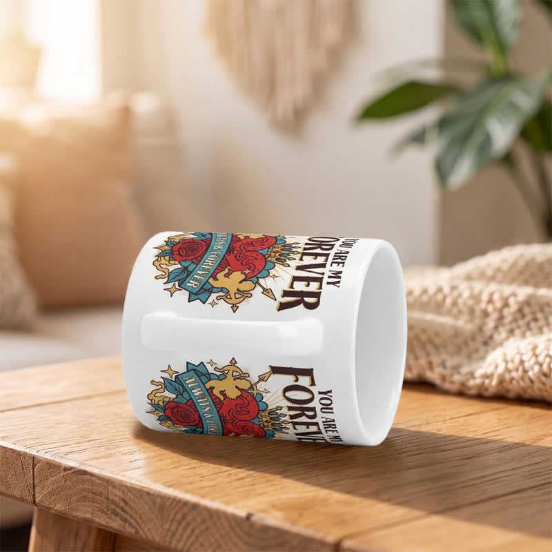 Olivenorma Heart Crown Cupid Eternal Love Ceramic Cup - image 3