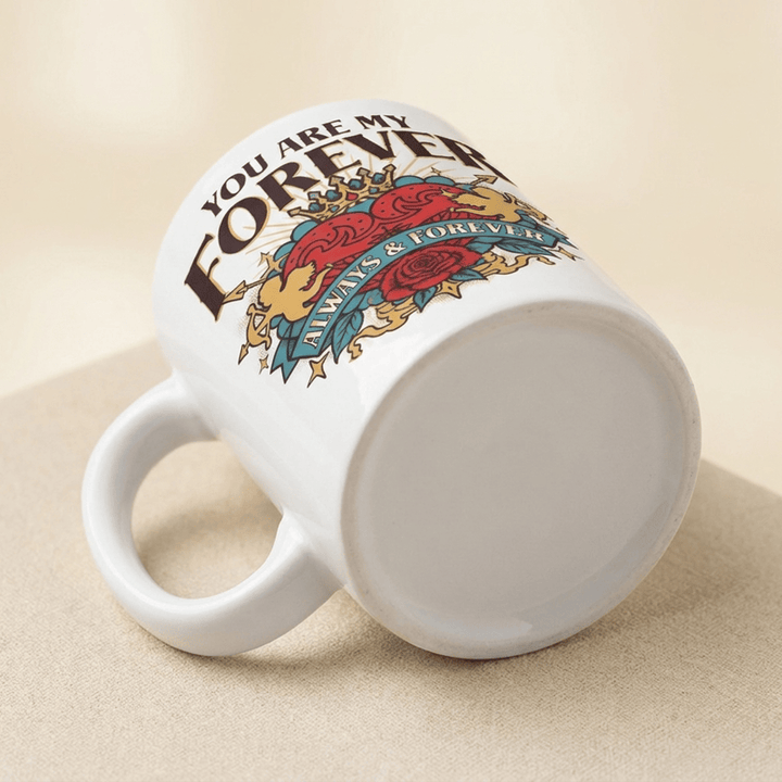 Olivenorma Heart Crown Cupid Eternal Love Ceramic Cup - image 4