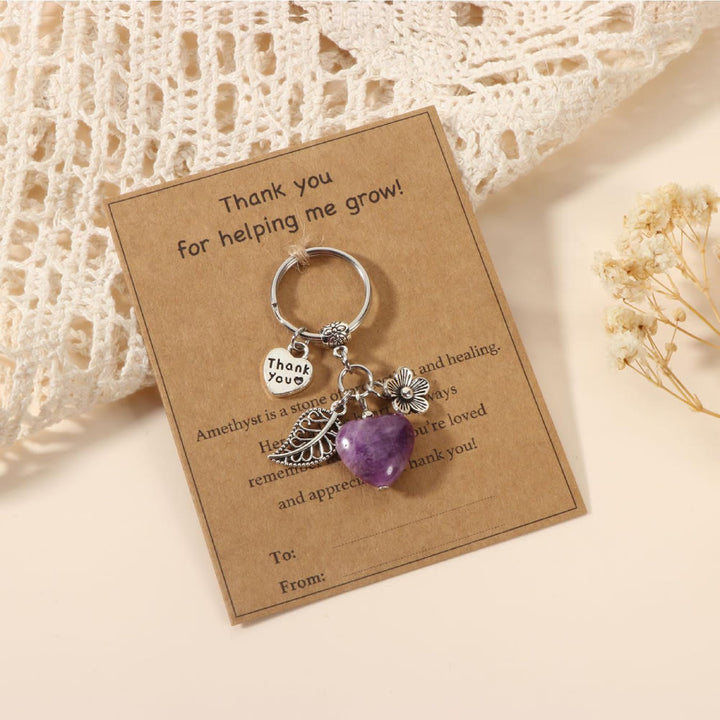 FREE Today: Thank You Crystal Healing Stone Keychain Gift for Women - Thank You Help Me Grow Teacher Gifts - image 25