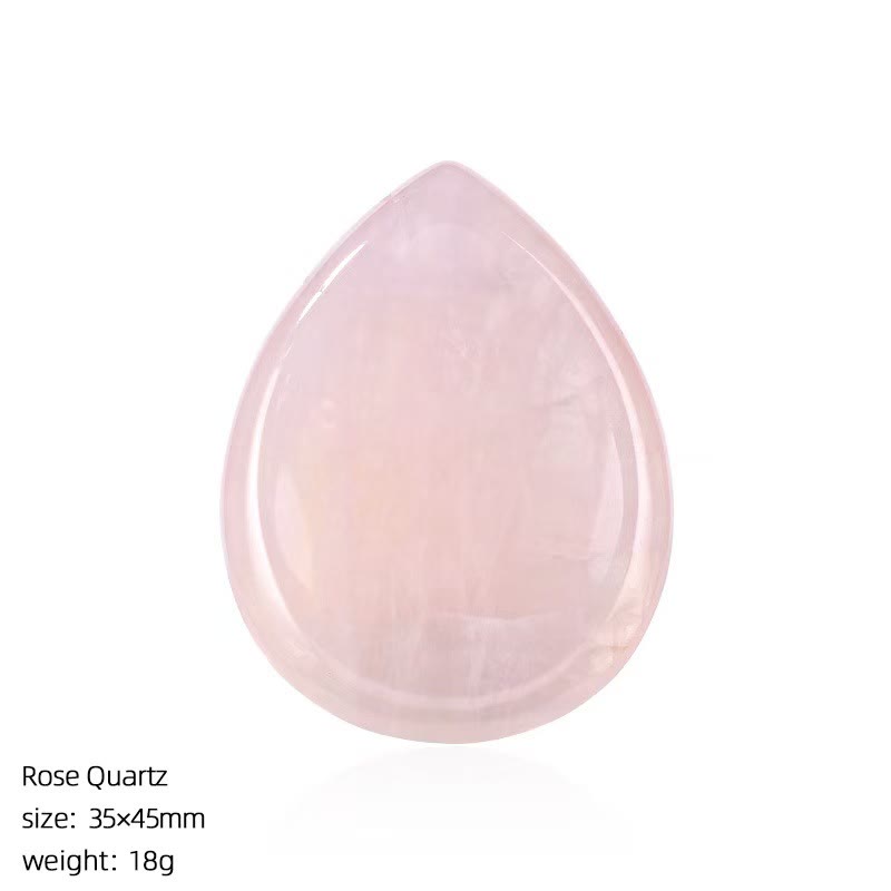 FREE Today: Natural Crystal Worry Stone Bulk Healing Crystals for Anxiety Relief - Rose Quartz - Teardrop - image 15