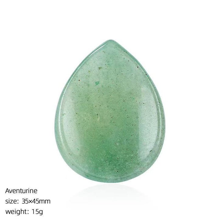 FREE Today: Natural Crystal Worry Stone Bulk Healing Crystals for Anxiety Relief - Green Aventurine - Teardrop - image 22