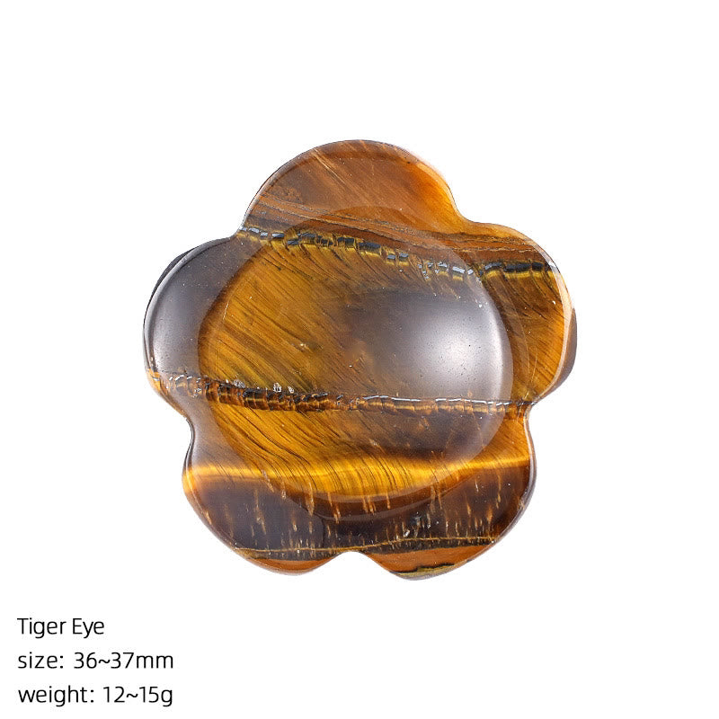 FREE Today: Natural Crystal Worry Stone Bulk Healing Crystals for Anxiety Relief - Tiger Eye - Flower - image 37