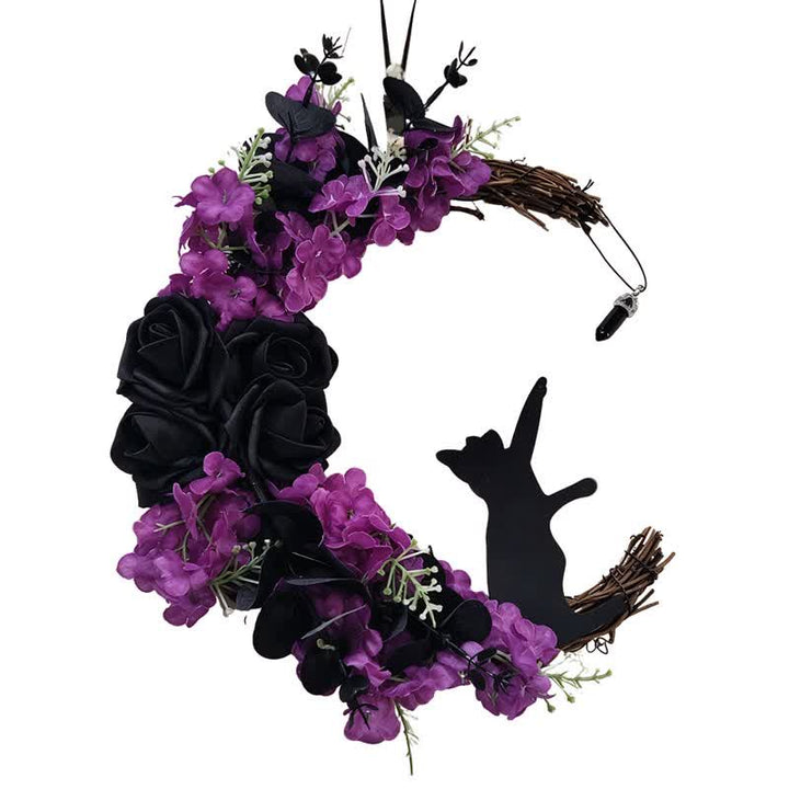 Olivenorma Plastic Fabric Dried Twigs Wood Cutout Gothic Protection Symbol Door Decoration - image 7
